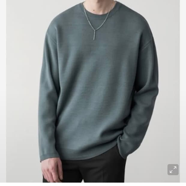 드로우핏 프리미어 에디션 울캐시 라운드 니트 [D.MINT]