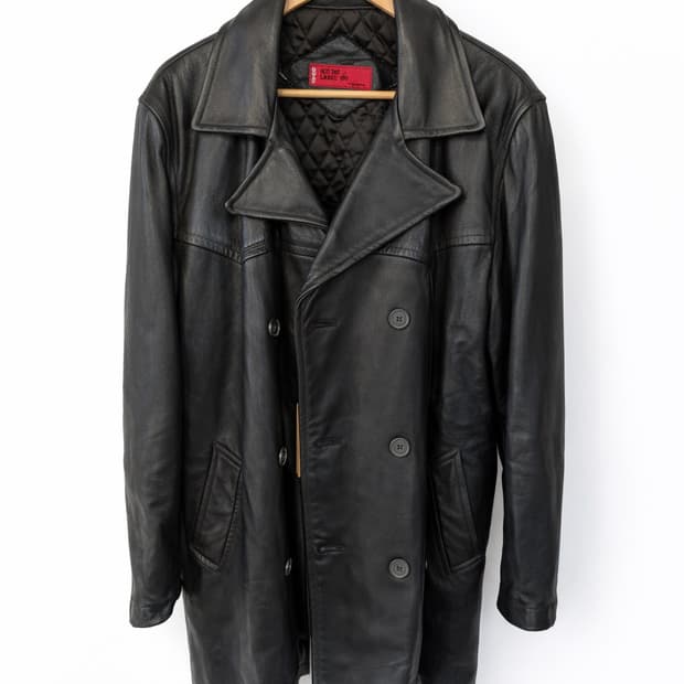 리바이스 더블 레더 코트