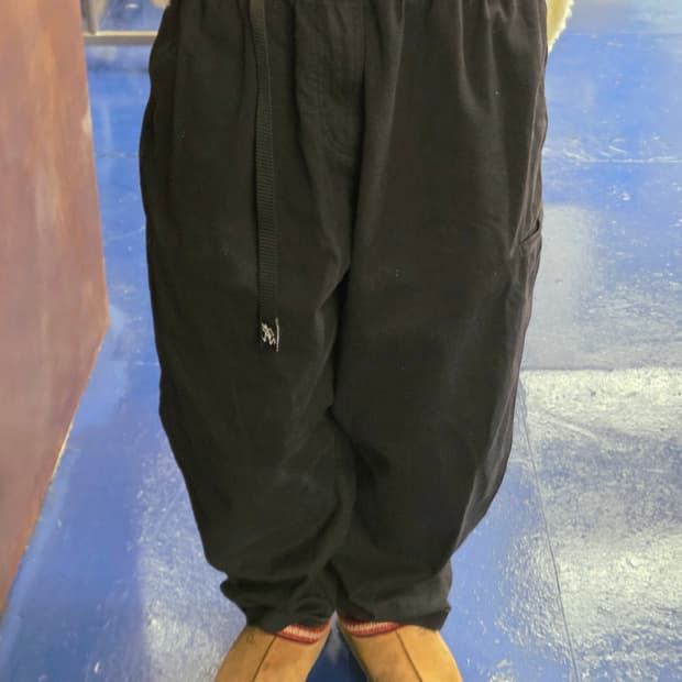 Gramicci 그라미치 블랙 버클 팬츠