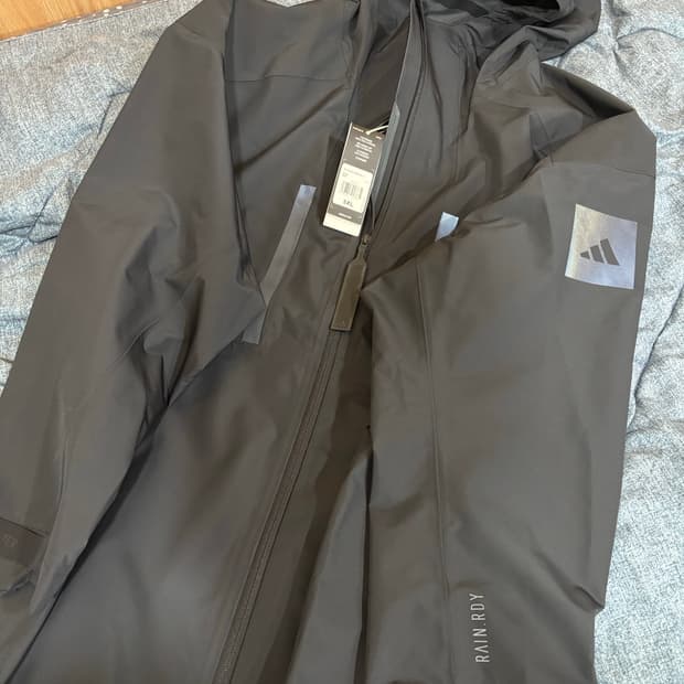 (새상품)아디다스 레인 로디 자켓 블랙 RAIN.RDY