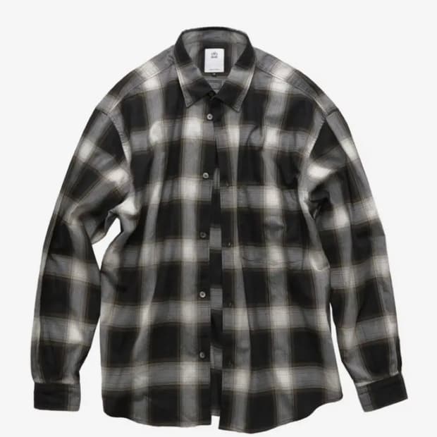 2) 폴리테루 루즈드 체크 셔츠