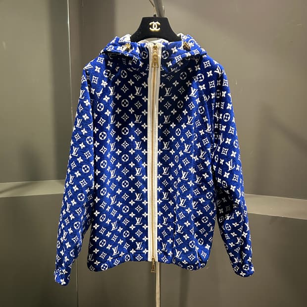 루이비통 모노그램 타월링 파카 자켓