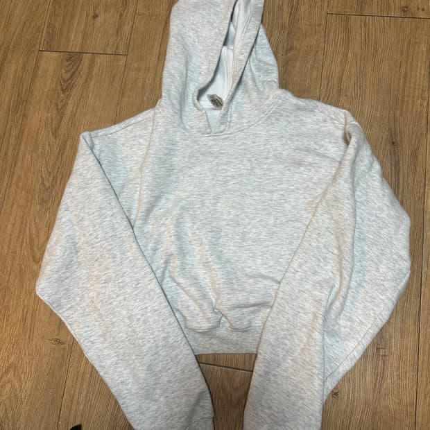 스킴스 크롭 후디