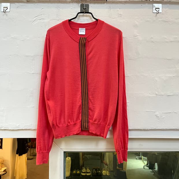 Paul Smith 울 실크 혼방 가디건 M