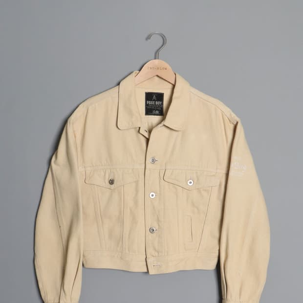 90's PAGE BOY Croped Denim Jacket