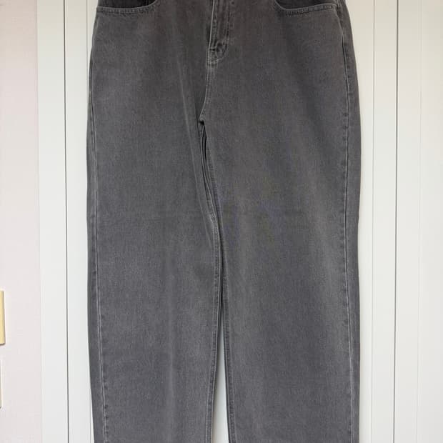 (40) 무탠다드 와이드 데님 팬츠 그레이