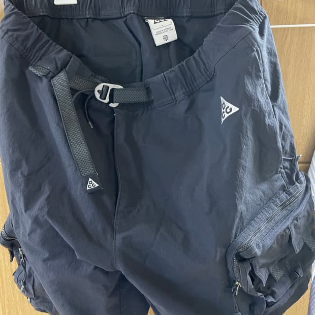 나이키 acg 카고쇼츠 블랙 아시아 L