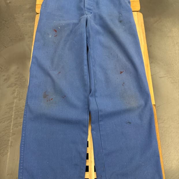 FADED WASHED 1970s PAINT 빈티지 프렌치워크팬츠