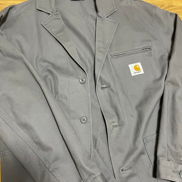칼하트WIP 하이브리드 블레이저 그레이(Smoked pearl) m