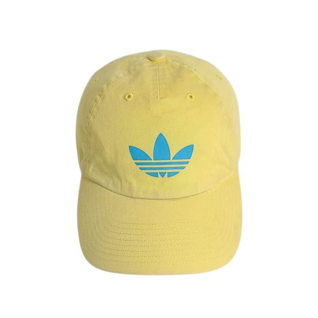 adidas) 빈티지 아디다스 트레포일 로고 볼캡 개나리