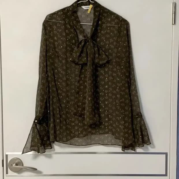 시스루 블라우스