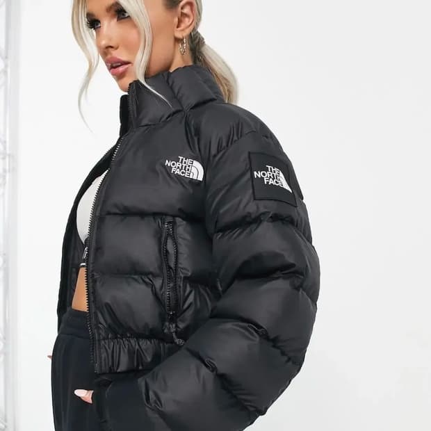 [S] ASOS 노스페이스 블랙 숏패딩