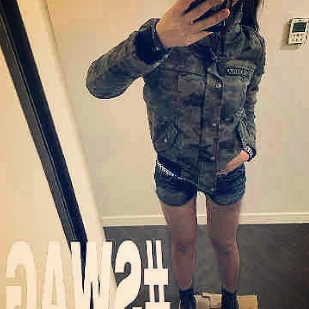 밀리터리 패딩자켓