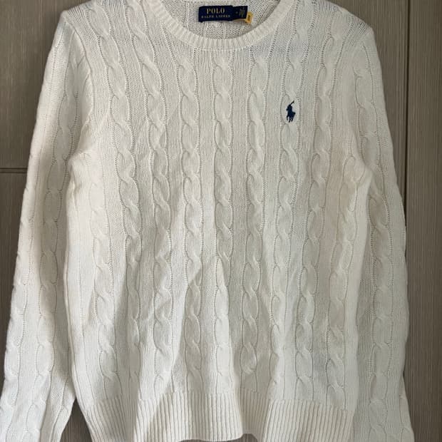 폴로 랄프로렌 꽈베이 모 캐시미어 혼방 라운드 니트