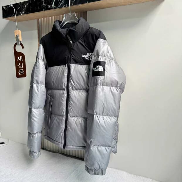 노스페이스 화이트라벨 노벨티 눕시 다운 자켓 헤더 그레이 NJ1DP62M