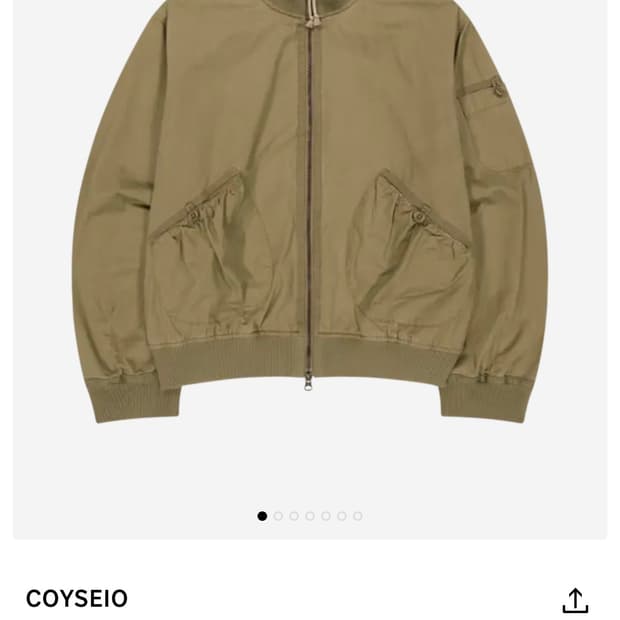 코이세이오 봄버자켓 2사이즈