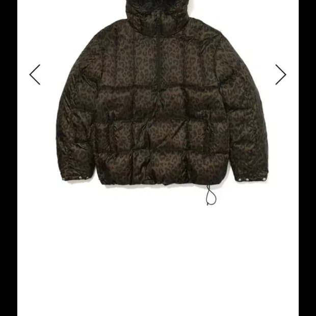 페치선데이 레오파드 패딩 L