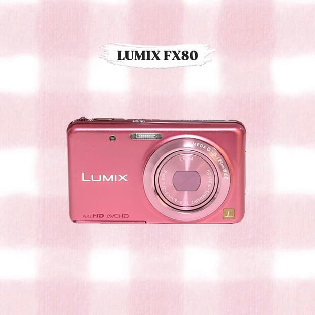 파나소닉 루믹스 FX80 핑크 빈티지디카