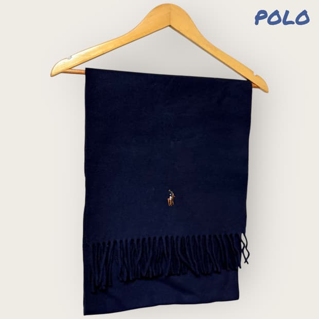 폴로 랄프로렌 네이비 머플러 목도리