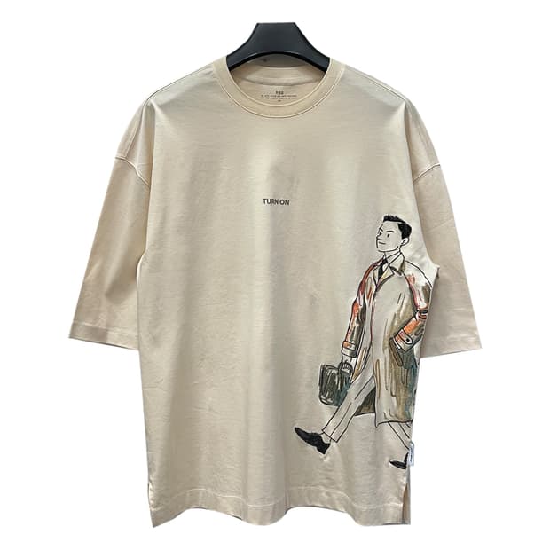 지이크 x 성낙진 일러스트 오버핏 반팔티 100