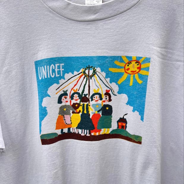 90s Unicef 유니세프 50th 기념 티셔츠