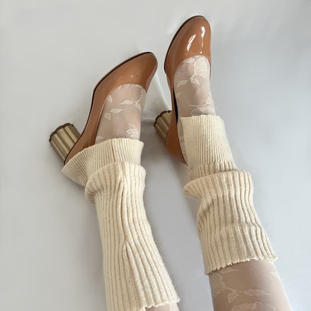 페라가모 누드핑크 플라워 힐