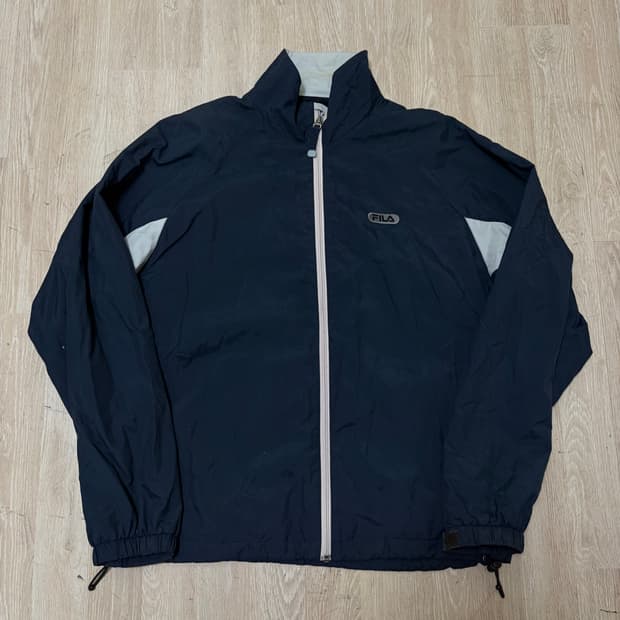 휠라 로고 와펜 바람막이 자켓 XL/105 