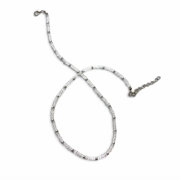 Ellavo Clear Rhythm Beads Necklace