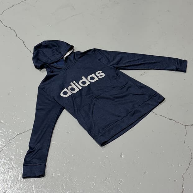 아디다스(Adidas) 빈티지 네이비 후드