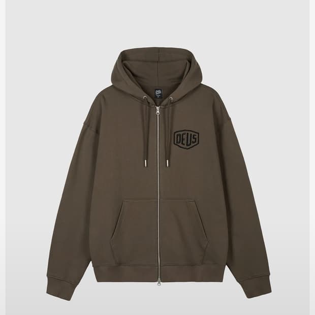 새상품) 데우스 엑스 마키나 후드집업 올리브 M