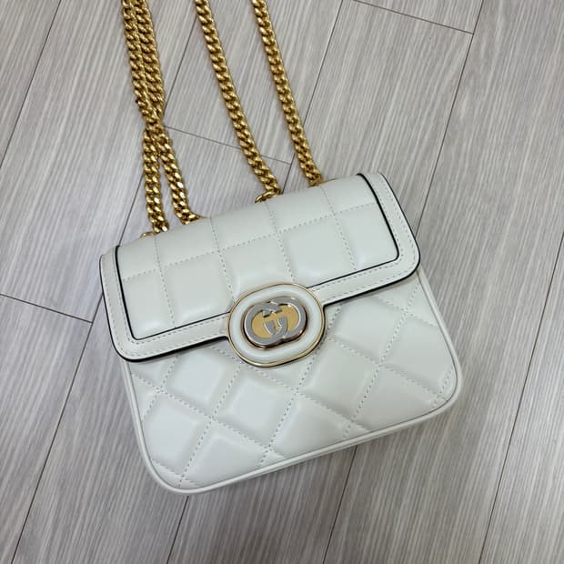 (1회착용) 퀄팅 숄더백