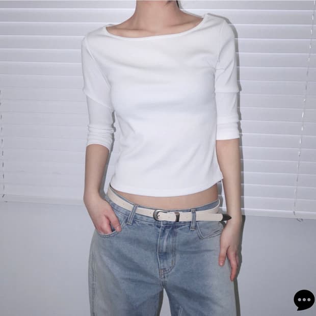 낫띵인커먼 nnn 마로 7부 티셔츠