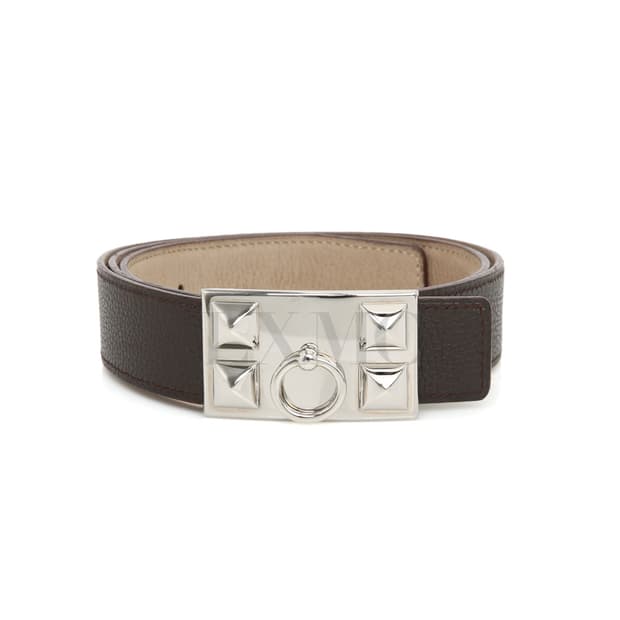 에르메스 메도르 벨트 양면 리버시블 벨트 스웨이드 브라운