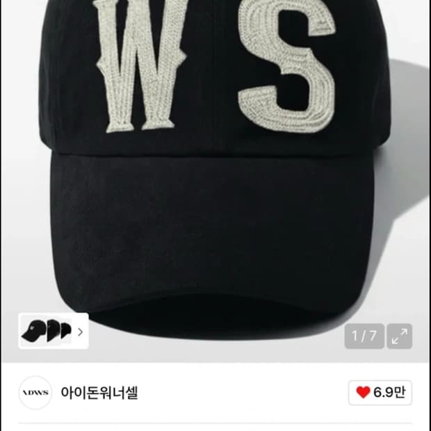 IDWS 모자