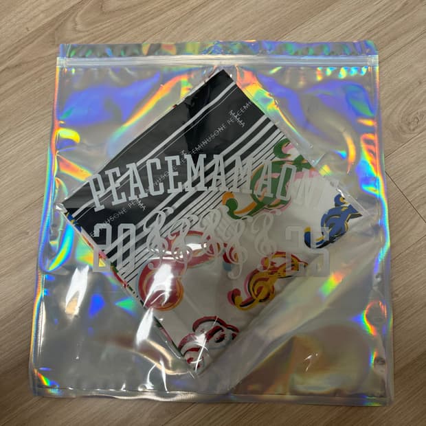 마마 피스마이너스원 스카프 / 복주머니 뱃지세트 팝니다