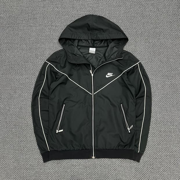 나이키 블랙 후드 바람막이