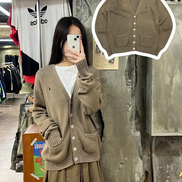폴로 랄프로렌 가디건 브라운 95 #csz1183