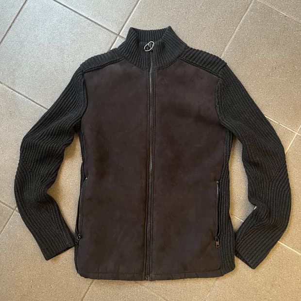 아르마니 익스체인지 니트 집업 자켓