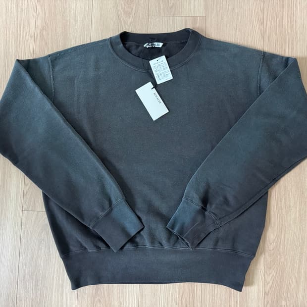 25AW 오라리 다이드 피마 스웻셔츠 3