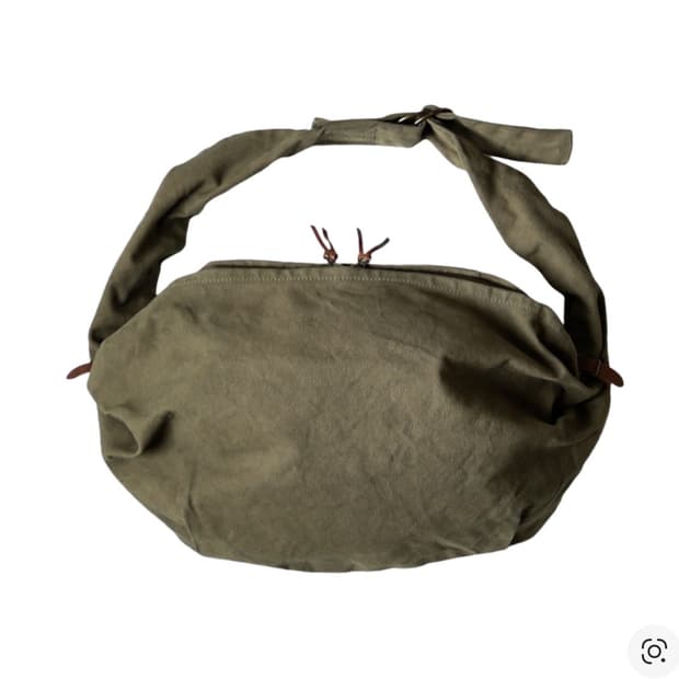 (새상품)캐피탈 No.6 캔버스 스너프킨 백 카키