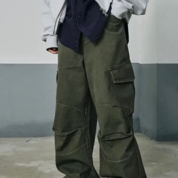 [0] 무민서 다이브인 베른 카고 팬츠 카키