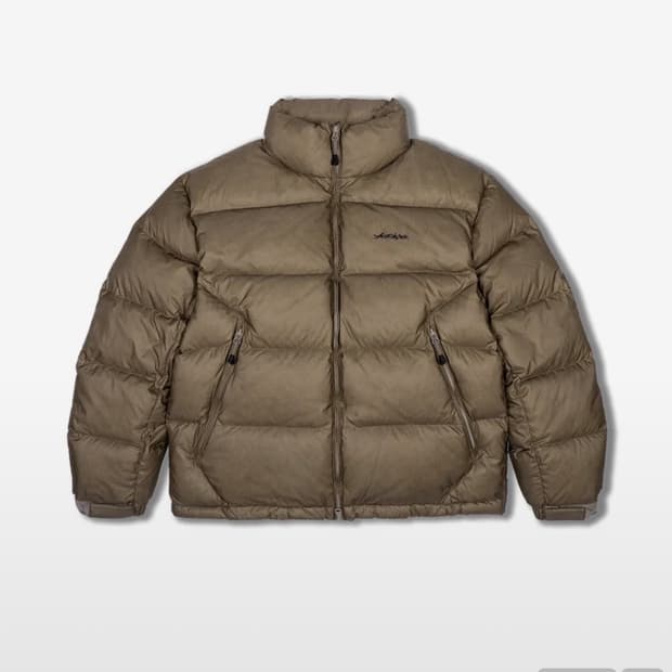 예스아이씨 5B fond down jacket greige S사이즈