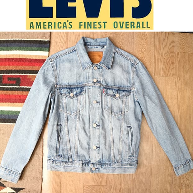 LEVIS 리바이스 프리미엄 빅E 워싱 가공 데님자켓

