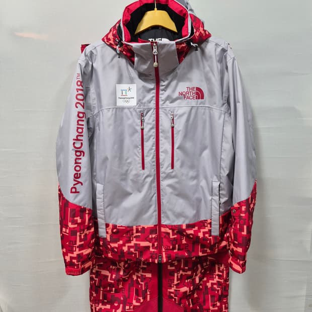 노스페이스 평창올림픽 패딩 스키복 셋업 남성 XL