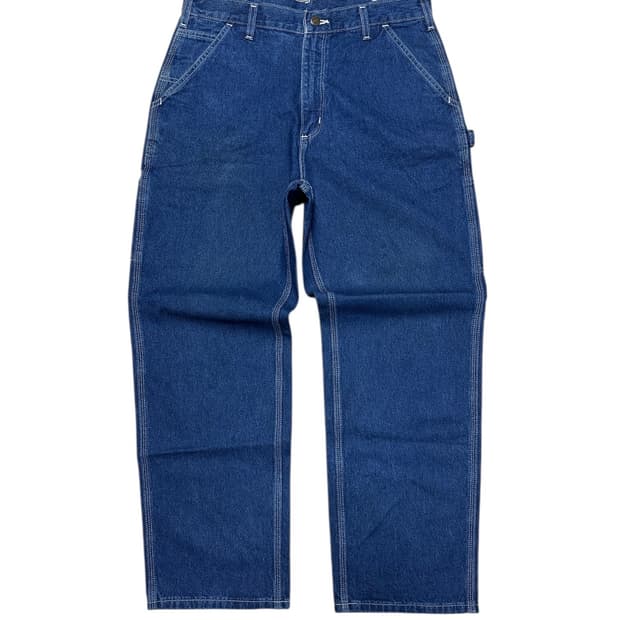 칼하트 싱글니 카펜터 팬츠 B13 DST 진청