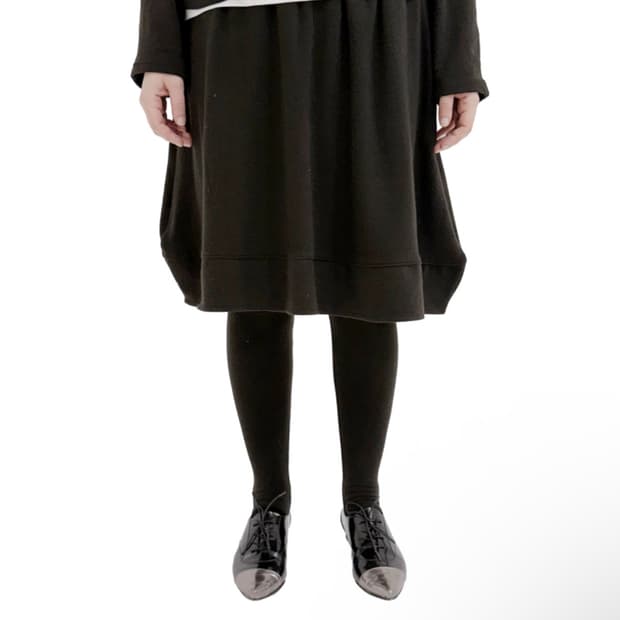 🖤 애옹쓰 Uls Mountain Skirt - Deep Dark