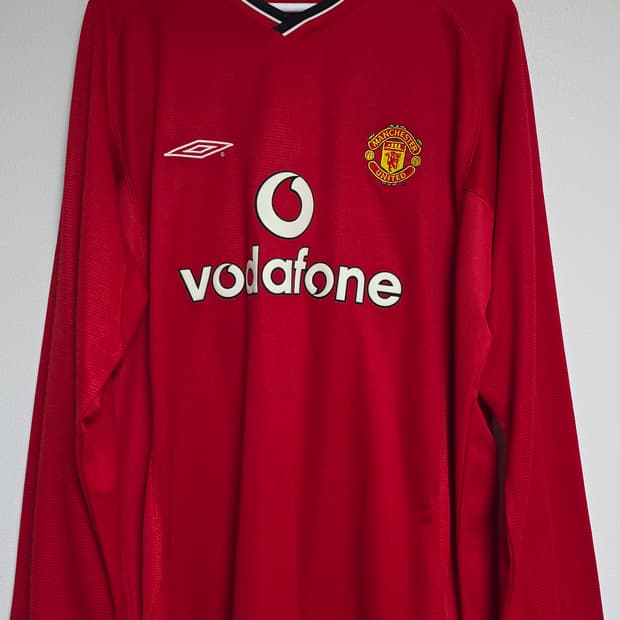 맨유 00-02 홈 베컴 긴팔 XL