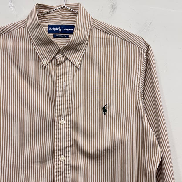 폴로 랄프로렌 커스텀핏 스몰포니 스트라이프 셔츠