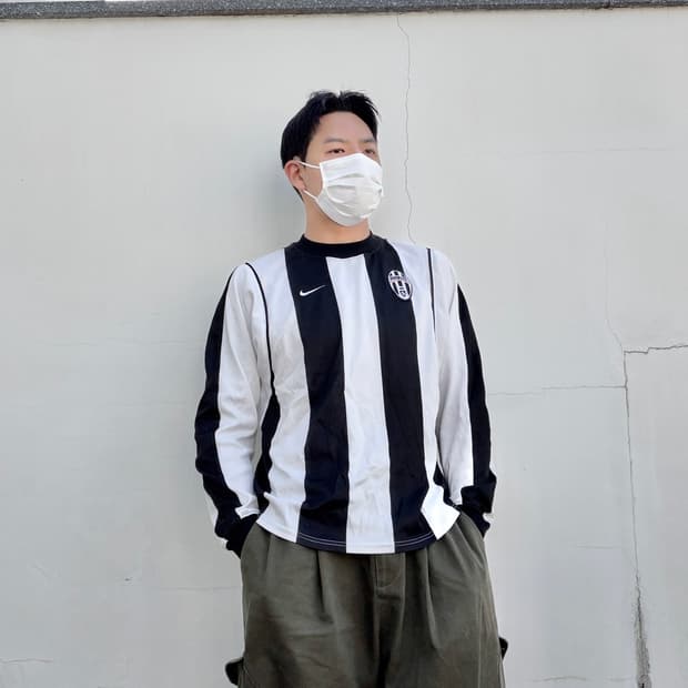M)나이키 X 유벤투스 04-05 90s 올드 긴팔 유니폼