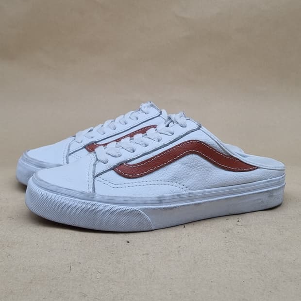 반스 스타일36 레더 여성뮬220